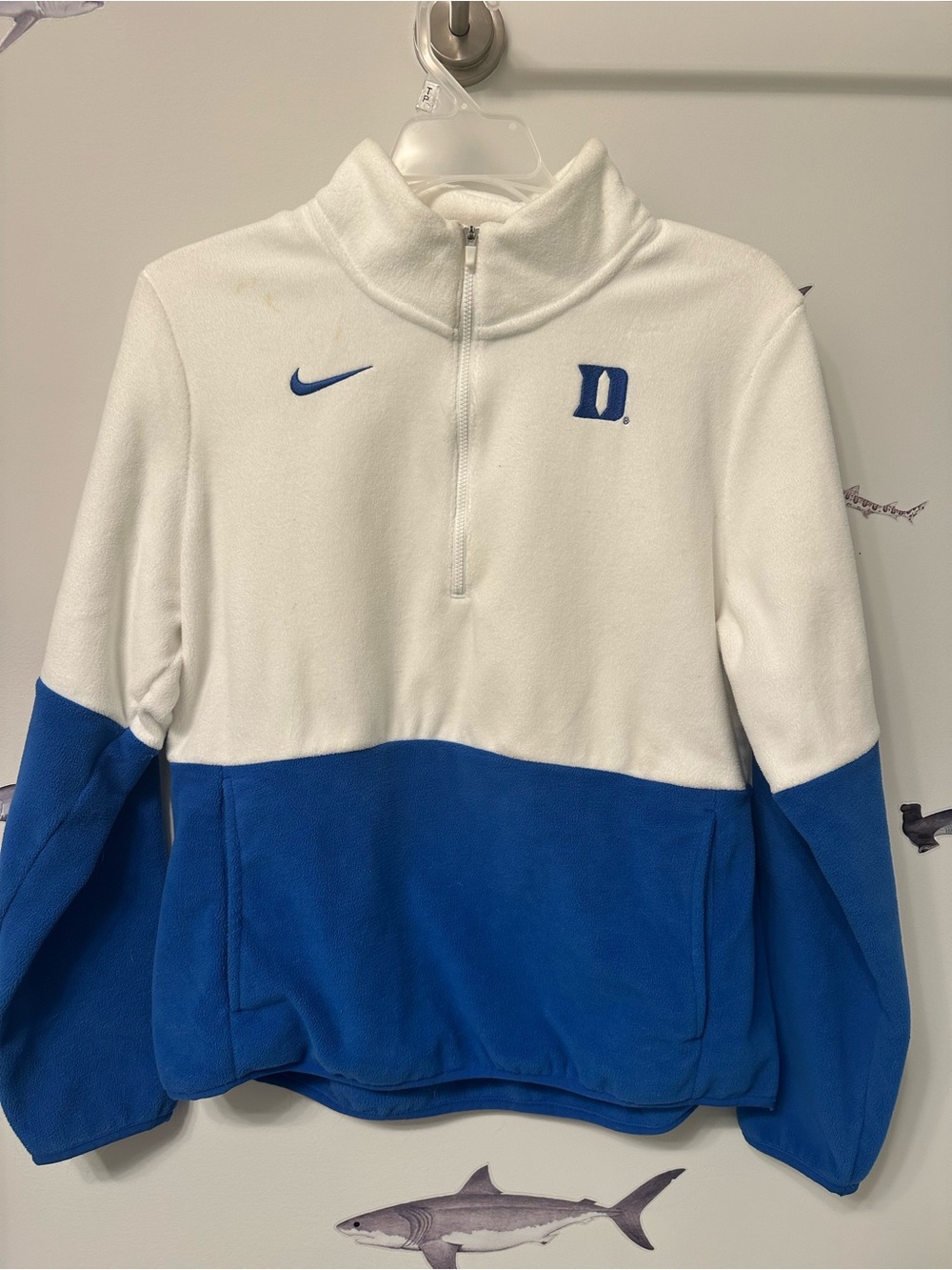 Women’s Nike Duke Blue Devils Fleece Pullover, size S